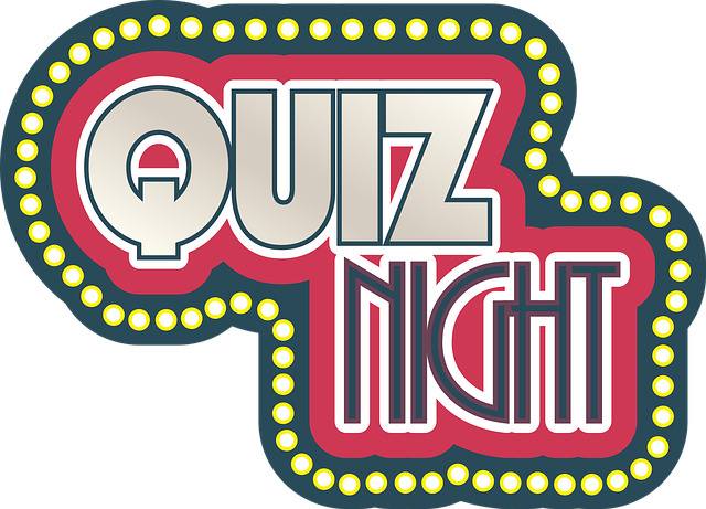 BACK BY POPULAR DEMAND!! Last month's first Quiz Night was a huge success so they're are doing it again.