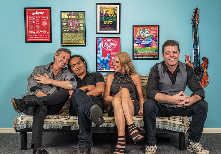 A group of awesomely diverse musicians collaborating with an equally awesome chic who writes some amazingly diverse songs!