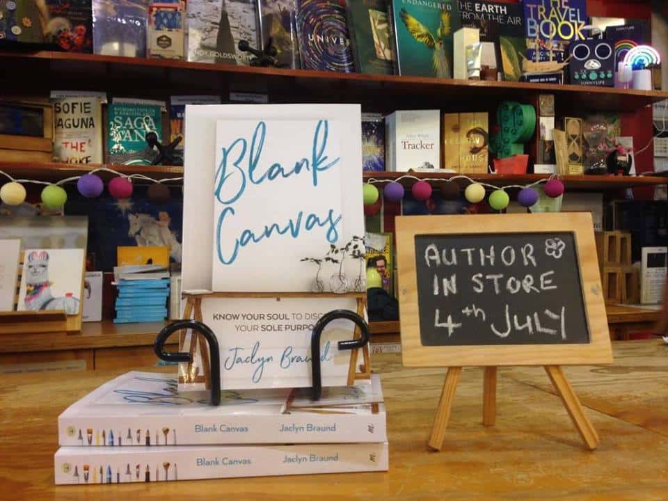 Join Jaclyn for a chat and get a signed copy of her book 'Blank Canvas - Know Your Soul to Discover Your Sole Purpose'