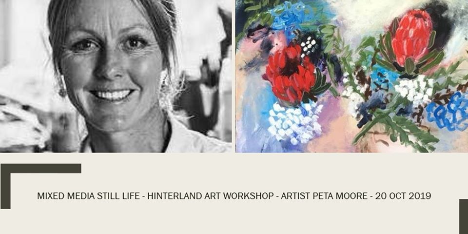 Fresh as wild daisy from Armidale, accomplished impressionist artist and spirited country woman, Peta Moore will inspire participants to escape for a playful day at the Black Plum Art Shed studio.