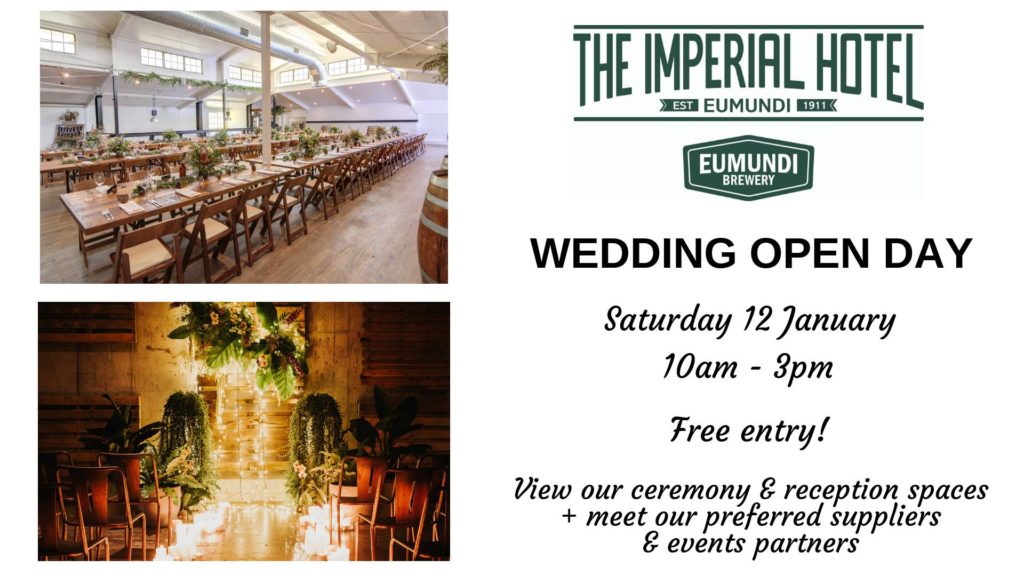 A chance for lovebirds planning their 'big day' to come and view the fabulous hotel.