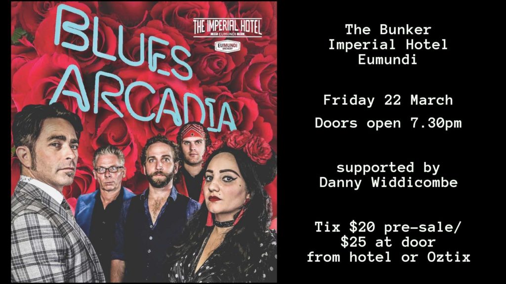 BLUES ARCADIA take to the stage, kicking off their Carnival Of Fools national tour
