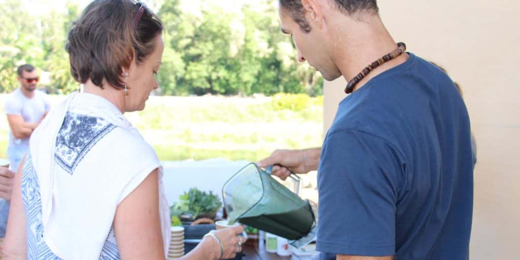 Rise early for a morning yoga session at Shambhala Farm, an organic farm lovingly tended in the Noosa Hinterland