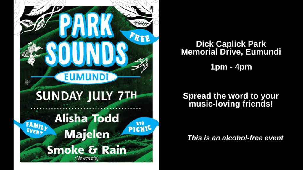 A fabulous afternoon of FREE live music in Dick Caplick Park