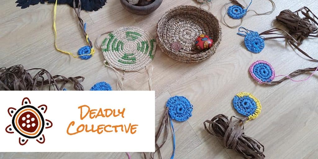 Join Aboriginal Artist, Desert-Rain Magpie for a journey exploring Indigenous culture and basket weaving practises. Presented online this interactive workshop will connect you with like minded people in a relaxed yarning circle environment.