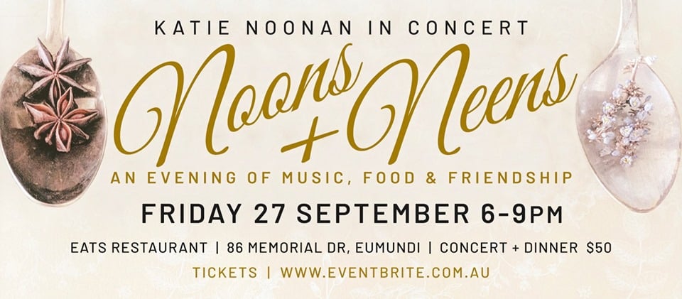 Nina Atkin's will fill your tummies with organic Whole Food Plant Based (WFPB) goodness with music by Katie Noonan.