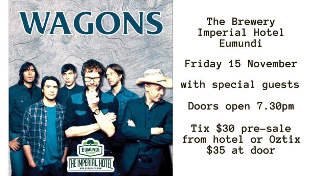 Lauded as one of Australia’s great alt-country bands, WAGONS are making a long-awaited comeback with the release of their new album 'Songs From The Aftermath'