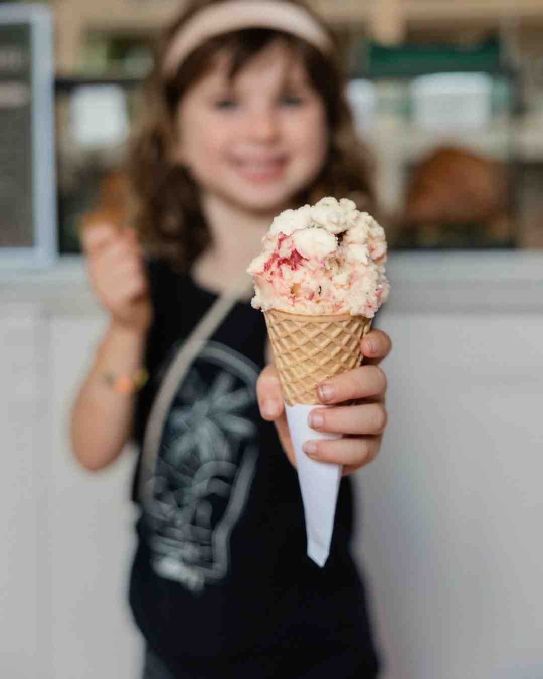 Families enjoying Italian gelato at Lorenzo's Gem in Eumundi